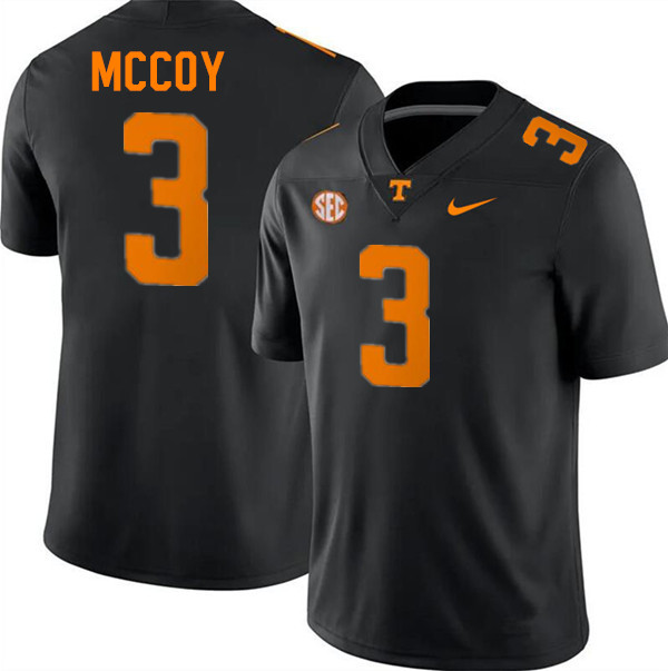 Men #3 Jermod McCoy Tennessee Volunteers College Football Jerseys Stitched-Black